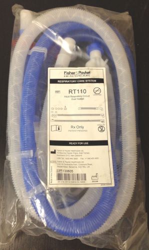 Fisher &amp; Paykel Adult Respiratory Care System Circuit Ref RT110 Dual Heated