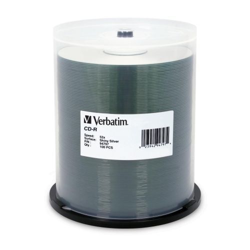 Verbatim 94797 CD Recordable Media - CD-R - 52x - 700 MB - 100 Pack