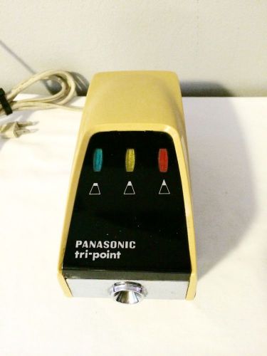RARE Panasonic 3 Indicator Light Tri-Point KP-11A Pencil Sharpener WORKS GREAT