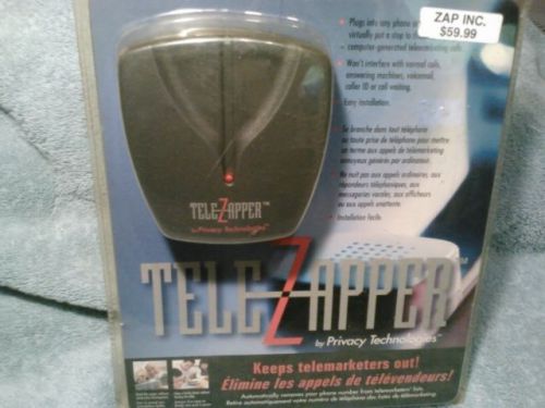 NEW Tele Zapper STOPS Telemarketers Plugs in any land line phone As Seen On TV