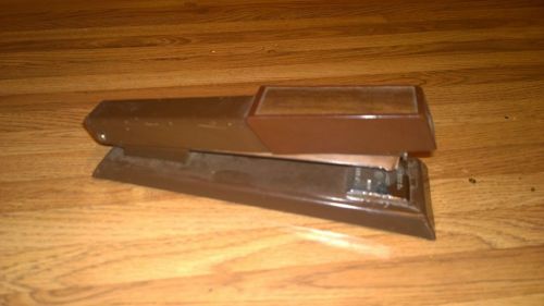 Vintage Bates 640 Stapler with Wood Grained Top 7&#034;