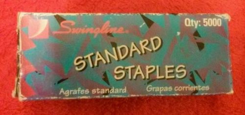 Swingline Standard Staples Box of 5000 NEW