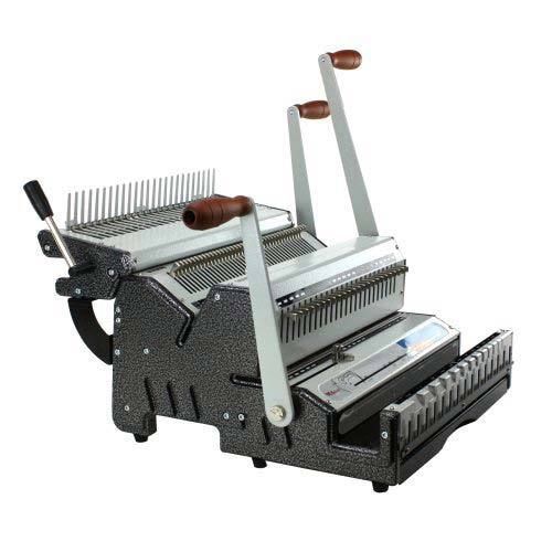 Akiles duomac c31 plastic comb 3:1 pitch twin loop wire binding machine warranty for sale