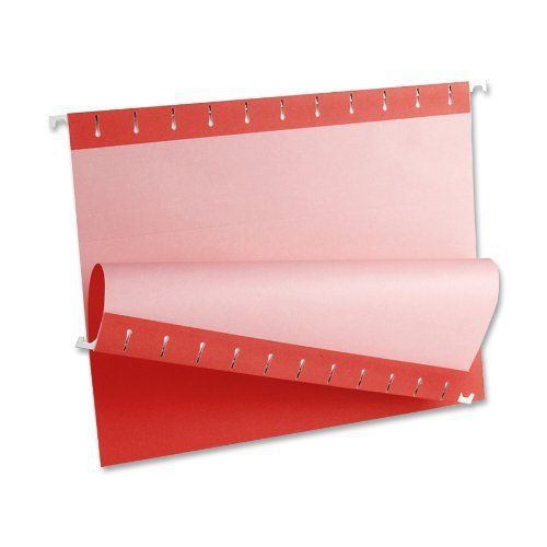 Pendaflex 81608 Recycled Colored Hanging File Folders, Letter, 1/5 Cut Tabs,