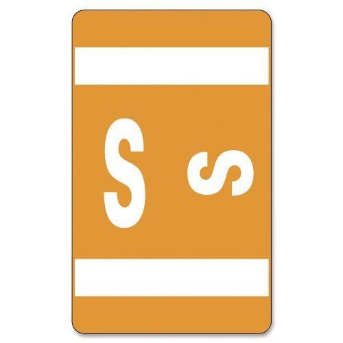 Smead 67189 Orange Alphaz Accs Color-coded Alphabetic Label - S - 1&#034; (smd67189)