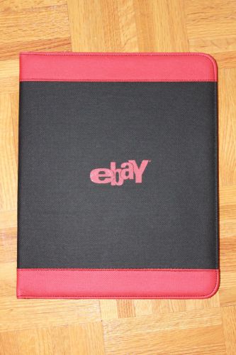 EBAY Red Document Folder Interior Notebook Writing Pad Card Pen Holder Sleeve