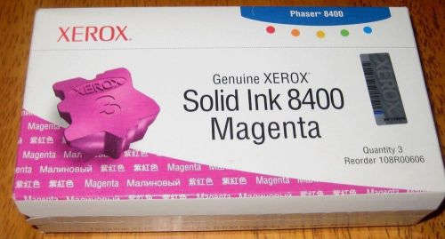 Xerox 108R00606 Solid Ink Stick, 3/Box, Magenta