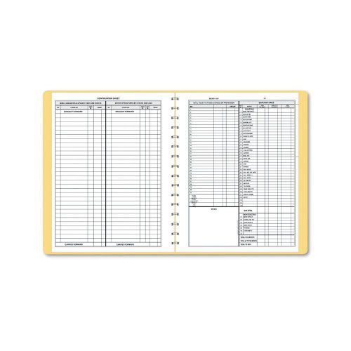New ! 2PK  Dome Monthly Bookkeeping Record - 128 Sheet[s] - Wire Bound  DOM612