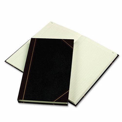 National Texhide Series Account Book, Blk/Burgundy, 300 Green Pages (RED57131)