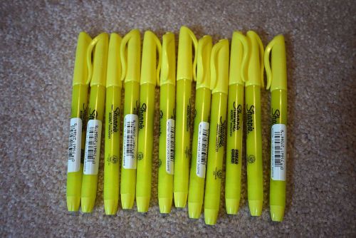 NEW YELLOW SHARPIE ACCENT POCKET HIGHLIGHTERS MARKERS 50 PC LOT