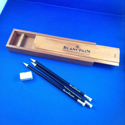 blancpain black pencil set plus sharpener baselworld 2014