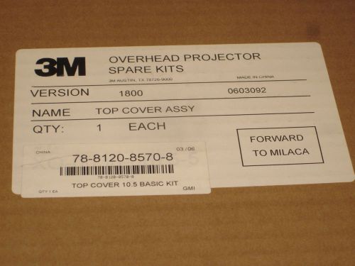 3M 1800 Overhead Projector Part TOP COVER ASSY MODU NO 78-8120-8570-8 New in Box