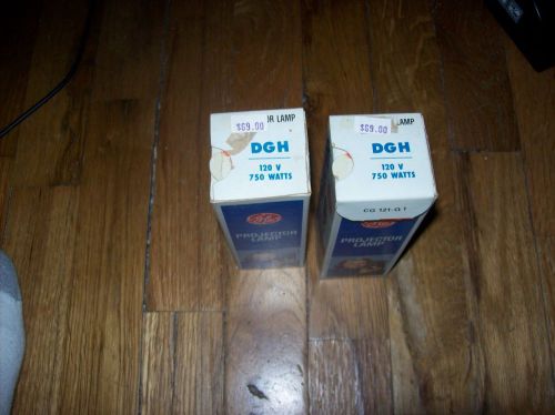 2 ge projector bulb dgh 120v 750 watts bowling score 500 hours for sale