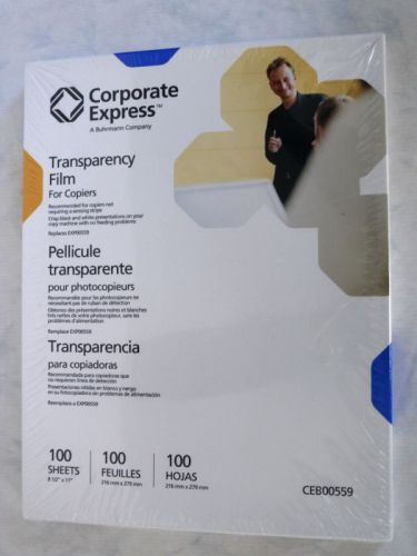 Transparency Film For Copiers CEB00559 - 100 sheets