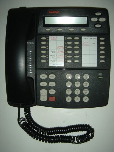 AVAYA 4412D+ 24 Line Business Office Telecom Telephone Voicemail Headset Display