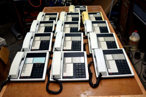 Tie Nitsuko UAT-16 telephones -- Lot of 12 with BONUS UAT-32E