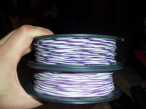 Approximately 700 feet of white/violet cross connect wire