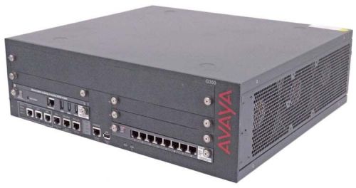 Avaya G350 Media Gateway Chassis Module w/S8300 ICC/LSP +MM711 Analog VH32