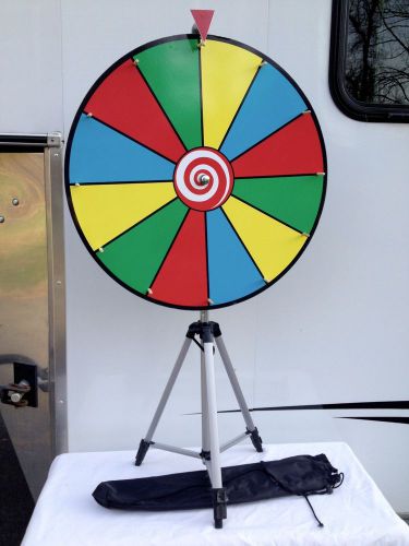 23&#034; COLOR DRY ERASE PRIZE SPINNING WHEEL TRIPOD STAND