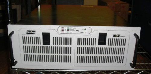 NICE Model NL-2000 Digital Voice Logger 506A0074-01w/CXDX4-S Processor 100Mhz