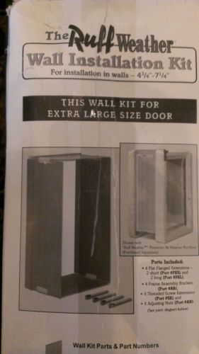 Ruff Weather Wall Installation Kit, Extra Large, in walls - 4 3/4&#034; X 7 1/4&#034;