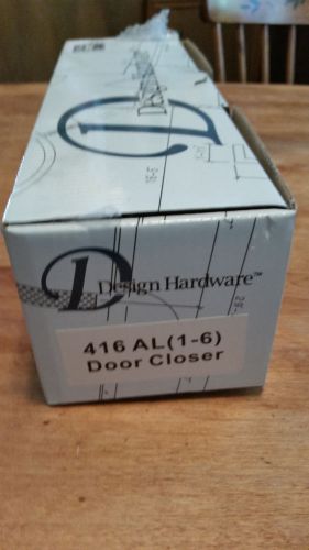 Design Hardware 416 AL (1-6) Door Closer