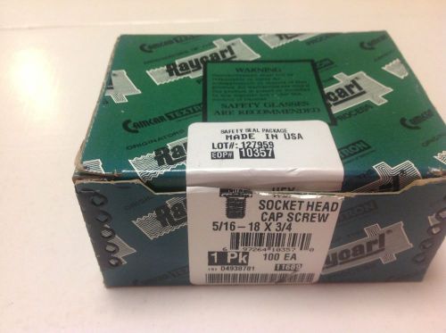 Socket head cap screw 100 in 1 pk-5/16-18x3/4 for sale