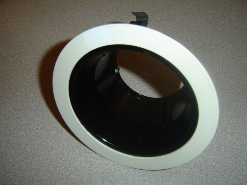 Halo lighting 953p pn?? 4&#034; recessed downlighting trim white ring with blk baffle for sale