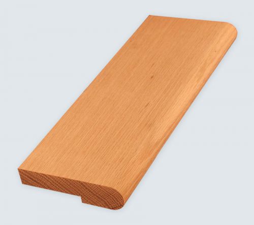 Oak landing nosing 1-1/16&#034; x 4-1/4&#034; x lineal foot - stair parts made to order for sale