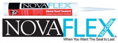 Novaflex® Metal Roof Sealant Clear (6 Tubes)