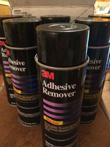 3M Adhesive Remover Citrus Base 24 oz. (18.5 net) 6 large brand new spray cans