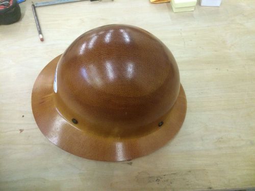 Msa skullgard mine safety fiberglass protective hard hat lock on suspension usa for sale