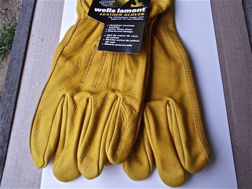 LEATHER WORK GLOVES BY WELLS LAMONT XL