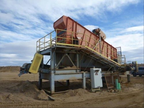 Tabor machine 6x20 2 deck incline screen aggregate gravel rock (stock #1758) for sale