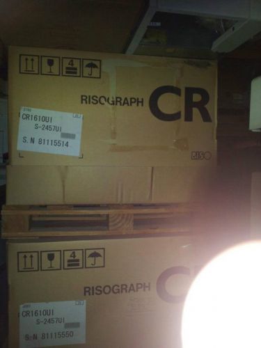 2 RISOGRAPH CR1610 DIGITAL DUPLICATORS BRAND NEW IN BOX (A4)