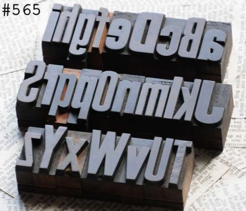 A-Z alphabet letterpress wood printing blocks wooden type woodtype letters ABC