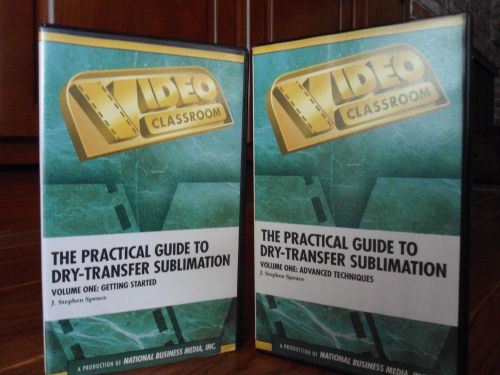 Dry - transfer sublimation *  2 vhs tapes included *  learn dry sublimation * for sale