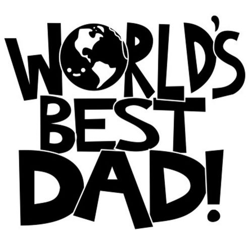 Xstamper ClassixP14 Self Inking Rubber Stamp Happy Father&#039;s Day World&#039;s Best Dad