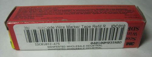 3M Scotch Code Wire Marker Tape Refill Roll SDR-9 Lot of 10 NIB