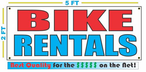 BIKE RENTALS Banner Sign NEW Larger Size Best Quality for The $$$ RESTAURANT
