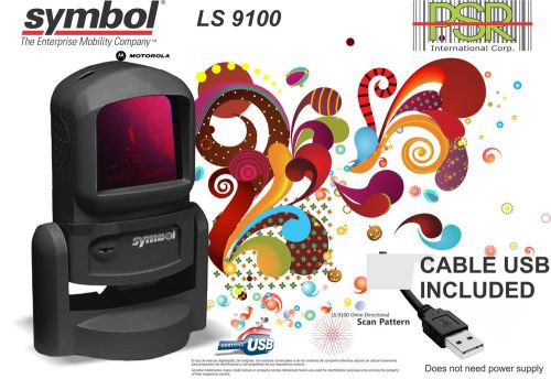 Symbol LS9100 Omni-Directional Laser Barcode Scanner LS-9100 USB Cable Include