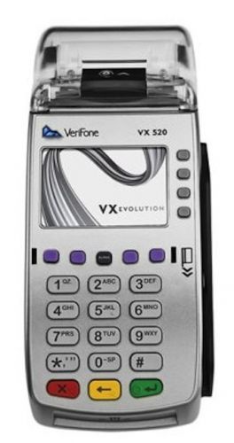 NEW: VeriFone Vx 520 DualCom 128/32 MB M252-753-03-NAA-3 EMV READY