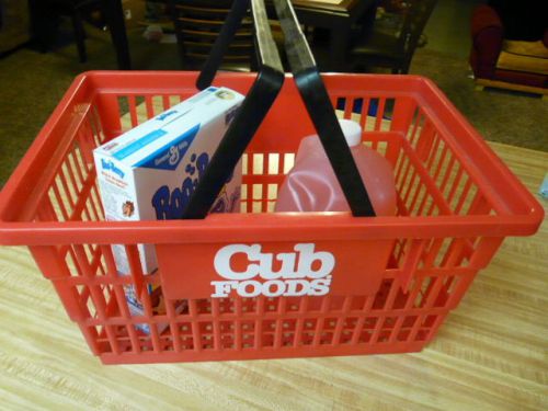 Cub Foods grocery shopping basket