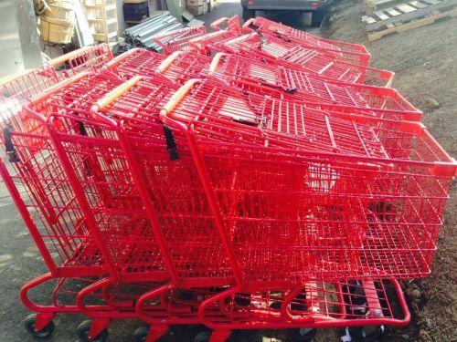 14 Red Shopping carts Medium