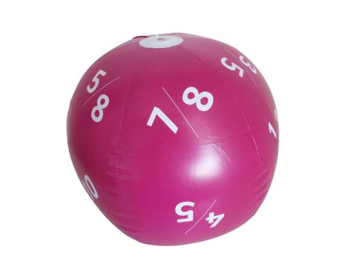 WHOLESALE JOBLOT OF 50 PURPLE BLOW-UP EDUCATIONAL FRACTION BALLS FROM TTS