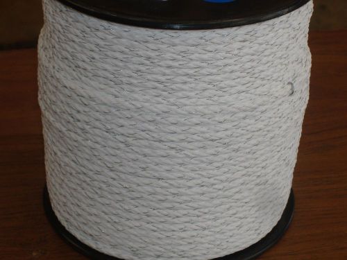 Braided electric fence rope 3/16&#034; x 500  feet
