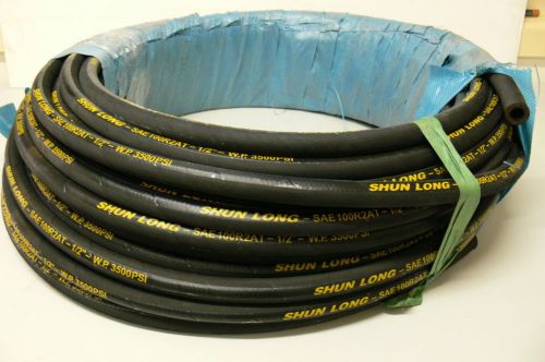 Hydraulic hose 1/2 &#034;  x 2 braid 3500 psi x 50 mt roll. for sale