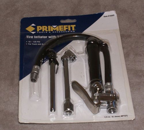 Primefit Garage Tire Inflator Air Accessory Kit + 300 PSI  3/8&#034; Air Hose