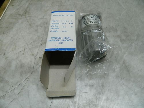 NEW Bijur Line-Pressure Filter Unit, P/N 19848, Element Type# 25P, NIB