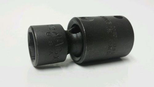 New mac tool 1/2&#034; universal impact socket 3/8&#034; drive 6 pt. xup166r free shipping for sale